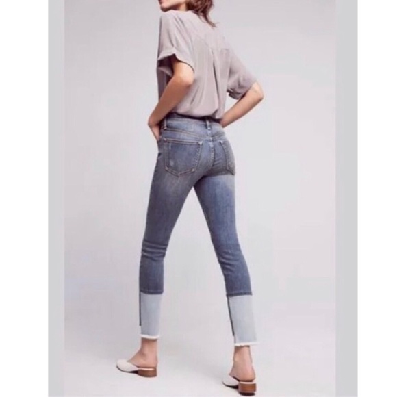 Pilcro & The Letterpress The Script Step Hem Jeans - Picture 1 of 9